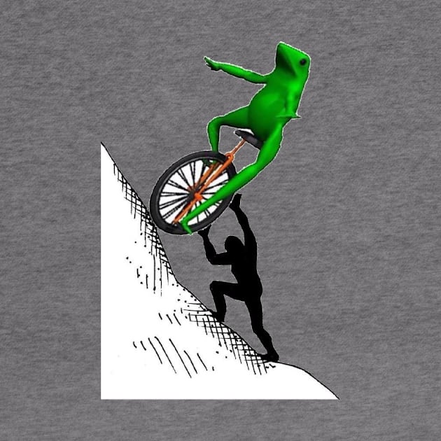 Dat Boi Sisyphus - One Must Imagine Dat Boi Happy by neememes